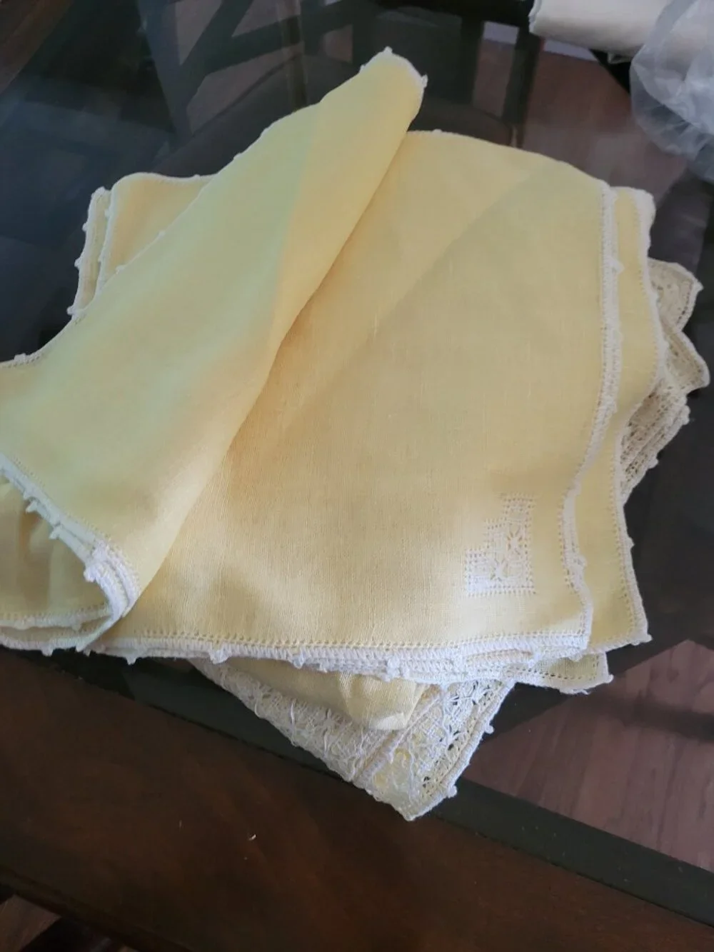 Vintage stunning linen